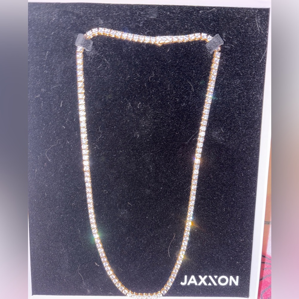 JAXXON Gold Diamond Women's Necklace